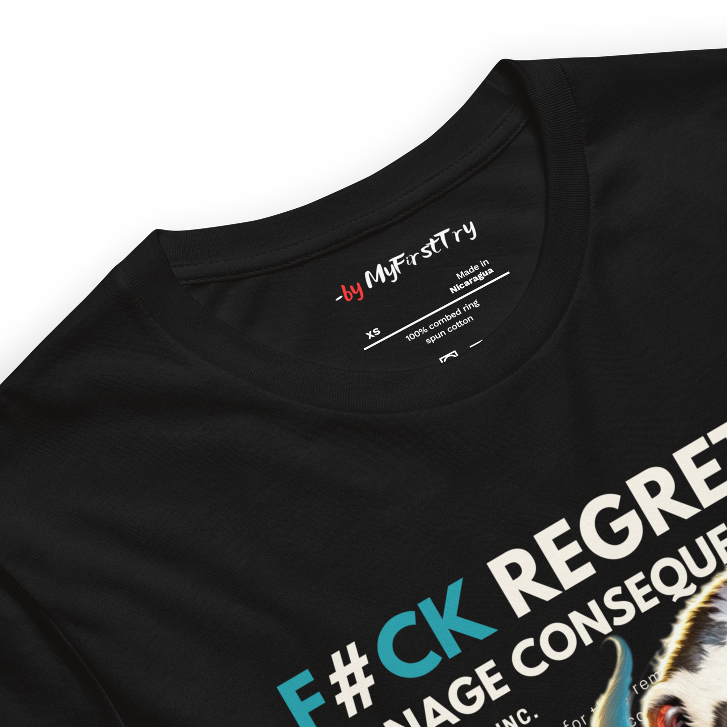 Unisex Light T-Shirt | Honey Badger - F#ck Regrets