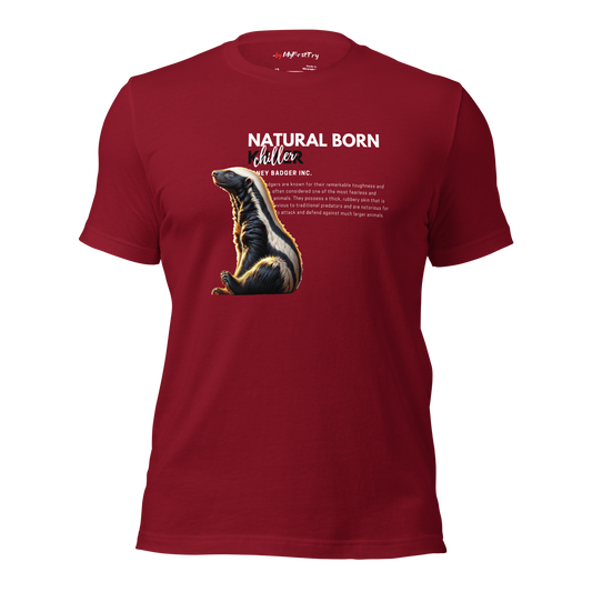 Unisex Gym T-Shirt | Honey Badger - Natural Born Chiller