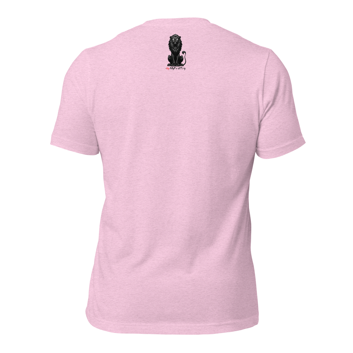 Unisex Gym T-Shirt | White Lion - Virtuous Beast