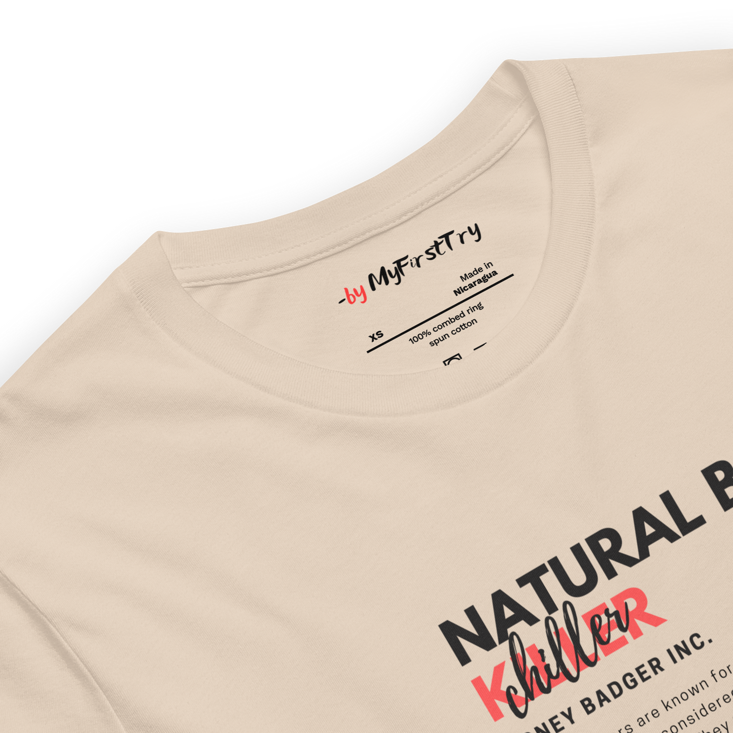 Unisex Light T-Shirt | Honey Badger - Natural Born Chiller