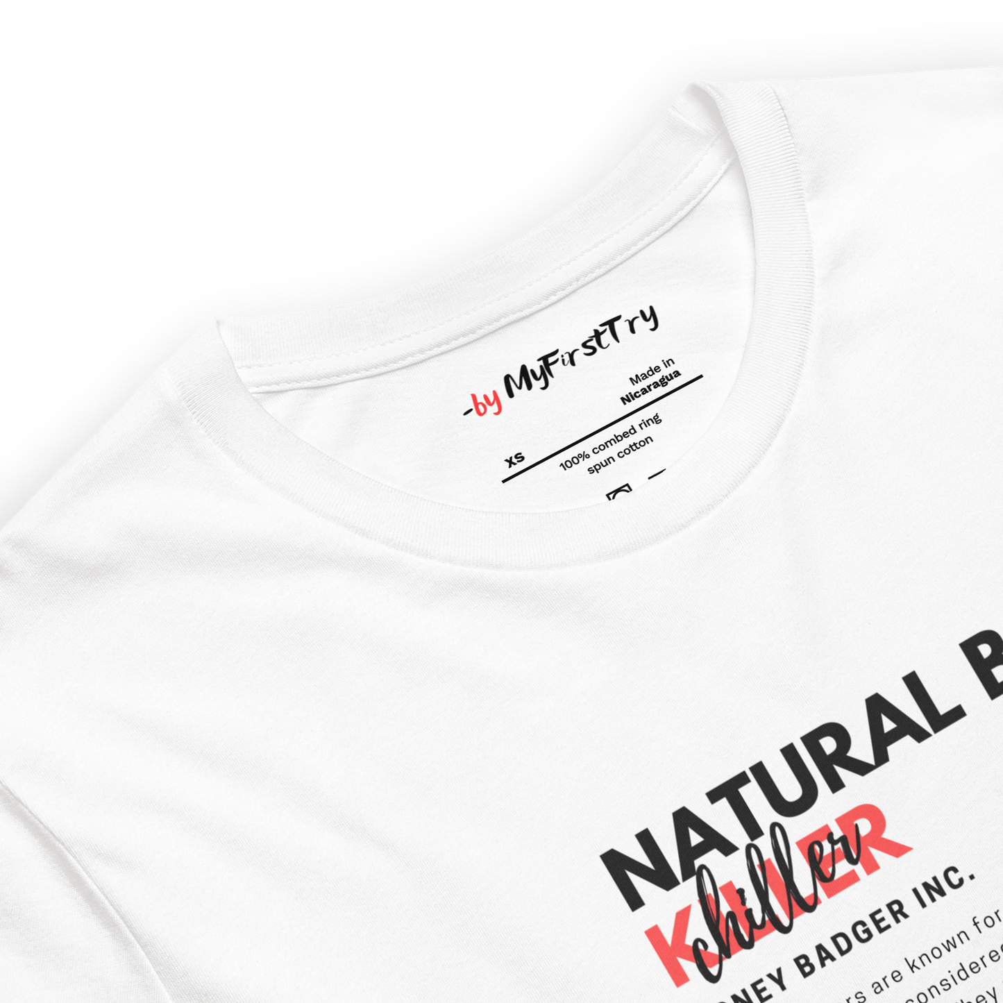 Unisex Light T-Shirt | Honey Badger - Natural Born Chiller